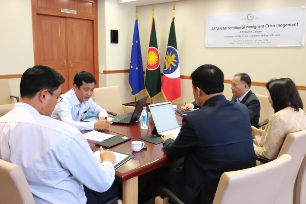 Perwakilan ASEAN dalam diskusi penanganan krisis imigran Perwakilan ASEAN dalam diskusi penanganan krisis imigran