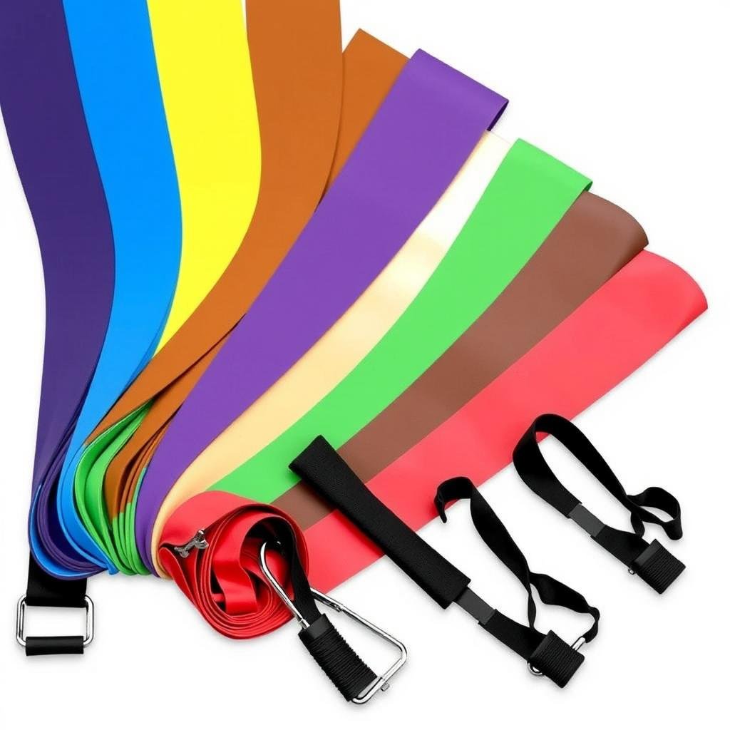 Set resistance band untuk meningkatkan intensitas latihan