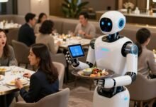 Robot pelayan restoran